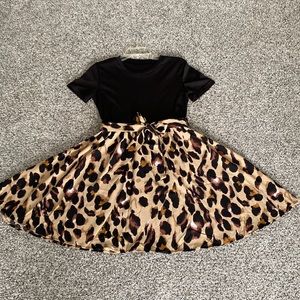 Cute leopard print dress